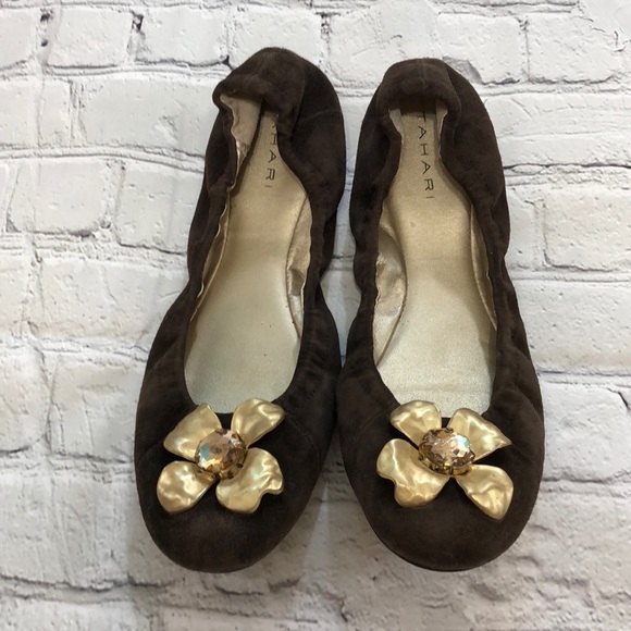 tahari ballet flats